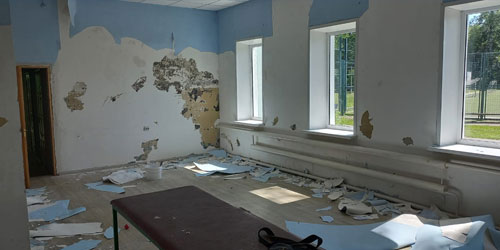 1 июня начался ремонт здания школы